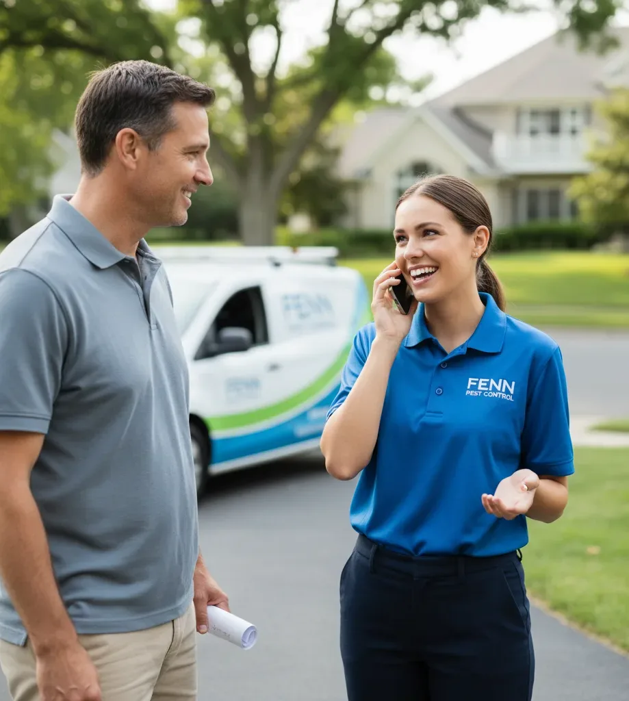 Fenn Pest Control customer support in Rumford